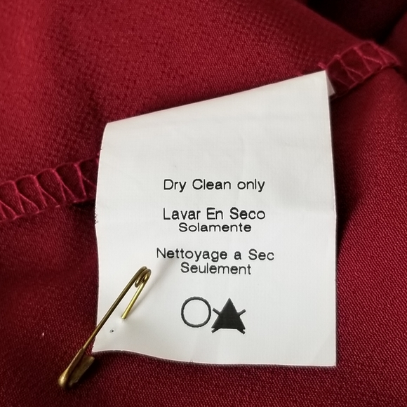 LUSH Dress Party Deep Plum Red Black Mesh Sleeve & Trim Brand New Sml/Med - Picture 10 of 12